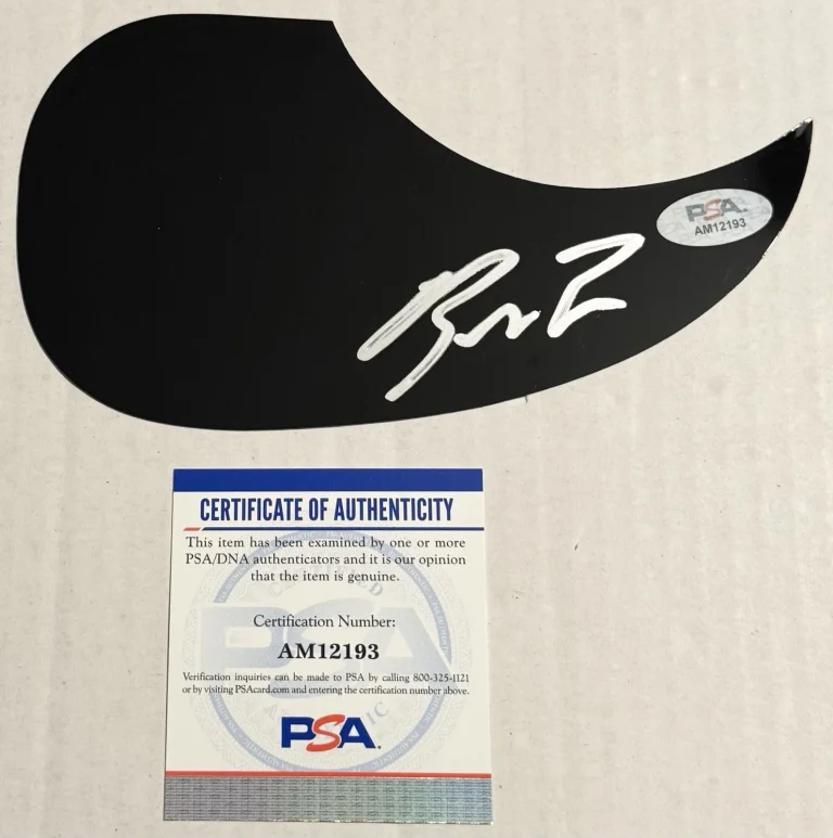Bailey Zimmerman Signed Autographed Acoustic Pickguard PSA/DNA Rock And A Hard