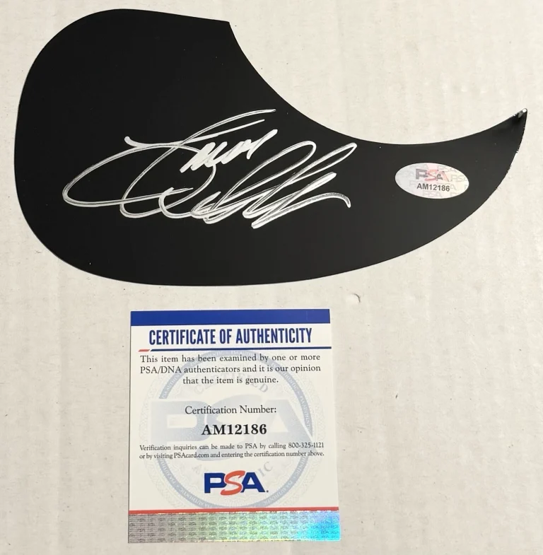 Jason Aldean Signed Autographed Acoustic Pickguard PSA/DNA Fly Over States
