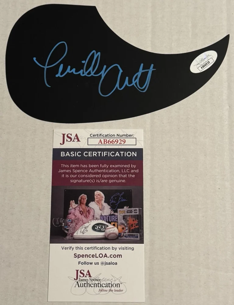 Tenille Arts Signed Autographed Acoustic Pickguard JSA COA Somebody Like That