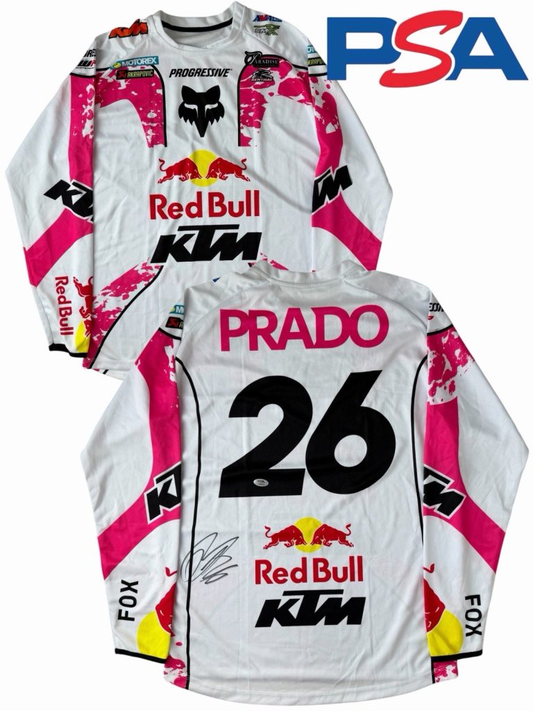 Jorge Prado Signed Red Bull KTM Racing #26 Supercross Jersey PSA AUTO Motocross
