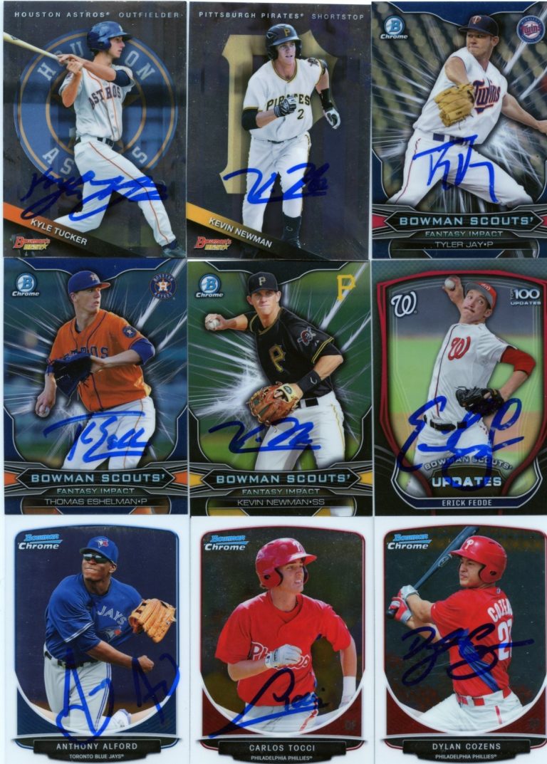 TYLER JAY SIGNED 2015 BOWMAN CHROME SCOUTS PROSPECT ROOKIE CARD AUTO
