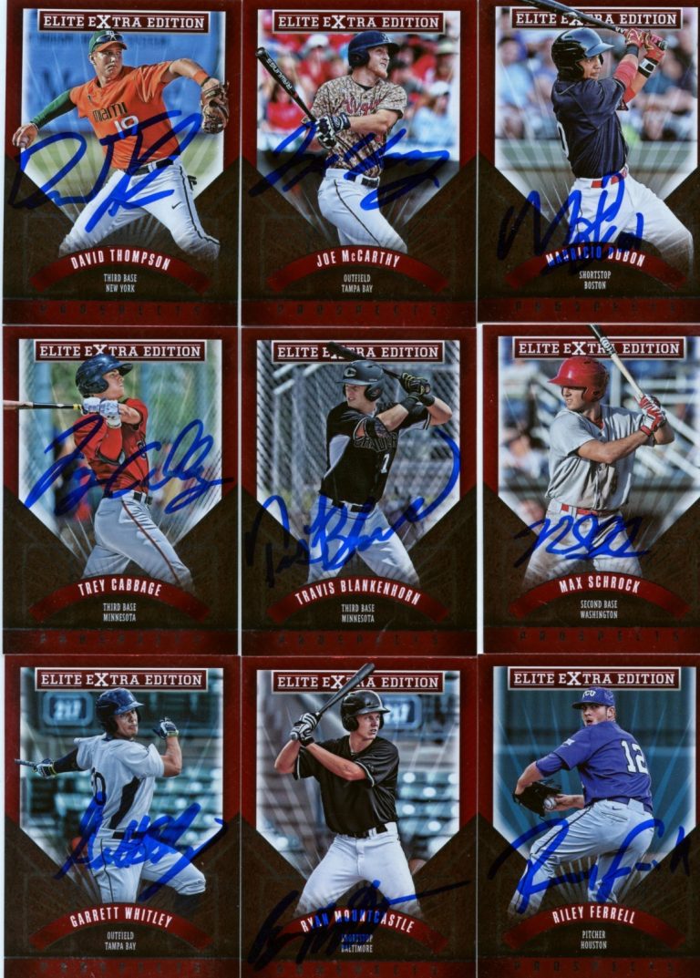 GARRETT WHITLEY SIGNED 2015 DONRUSS ELITE EXTRA PROSPECT ROOKIE CARD AUTO