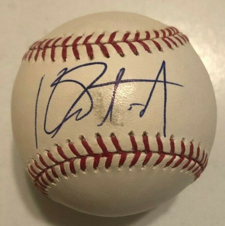 KOHL STEWART SIGNED RAWLINGS MLB MAJOR LEAGUE BASEBALL MINNESOTA TWINS COA