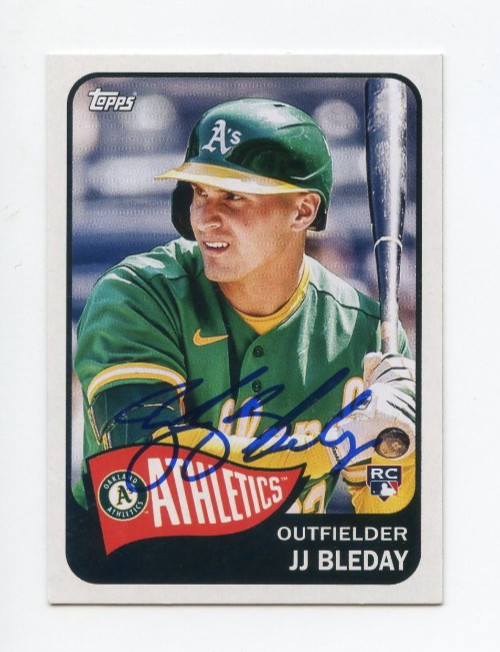 JJ BLEDAY SIGNED AUTOGRAPHED 2023 TOPPS ARCHIVES BASEBALL CARD AUTO