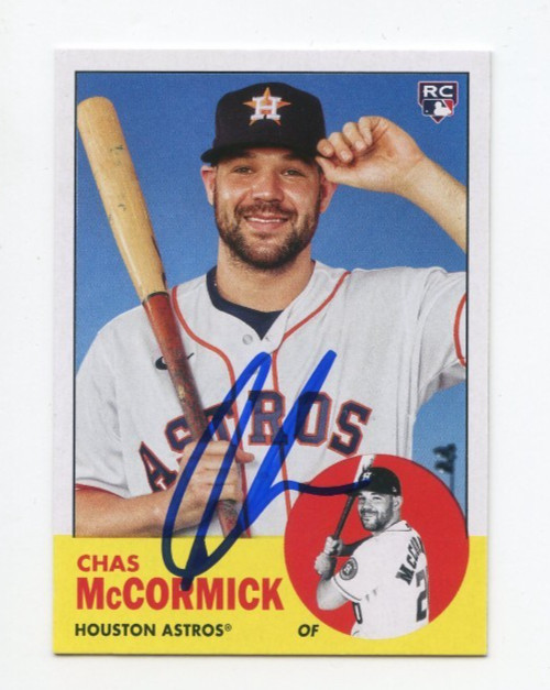 CHAS MCCORMICK SIGNED AUTOGRAPHED 2022 TOPPS ARCHIVES BASEBALL CARD AUTO