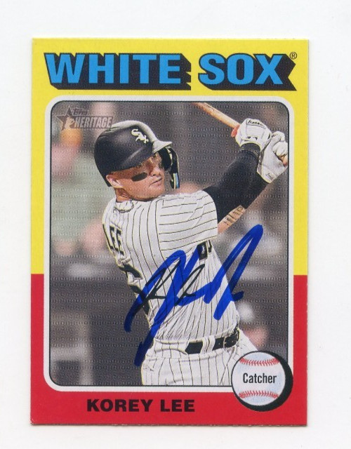 KOREY LEE SIGNED AUTOGRAPHED 2024 TOPPS HERITAGE BASEBALL CARD AUTO