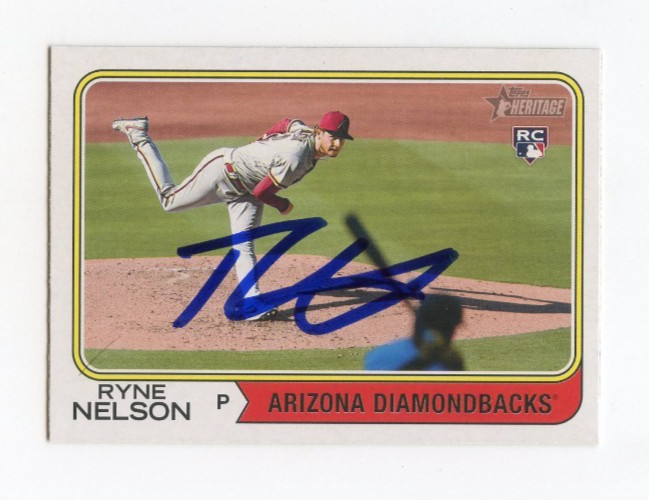 BRENTON DOYLE SIGNED AUTOGRAPHED 2023 TOPPS HERITAGE BASEBALL CARD AUTO