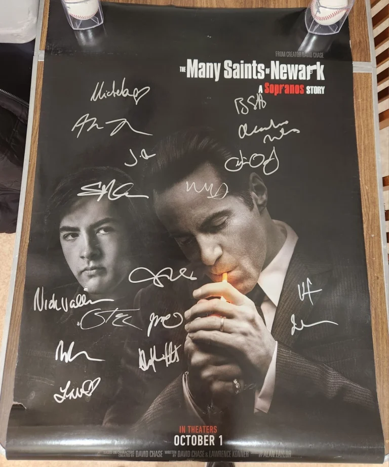 The Many Saints Of Newark Cast Signed Autographed Full Size 27x40 Poster Liotta+