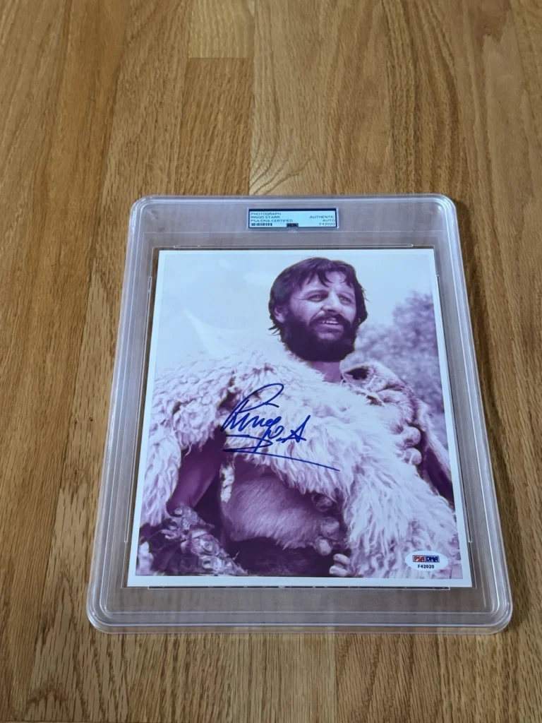 Ringo Starr Autographed Signed Photo PSA/DNA Slabbed Beatles McCartney Related