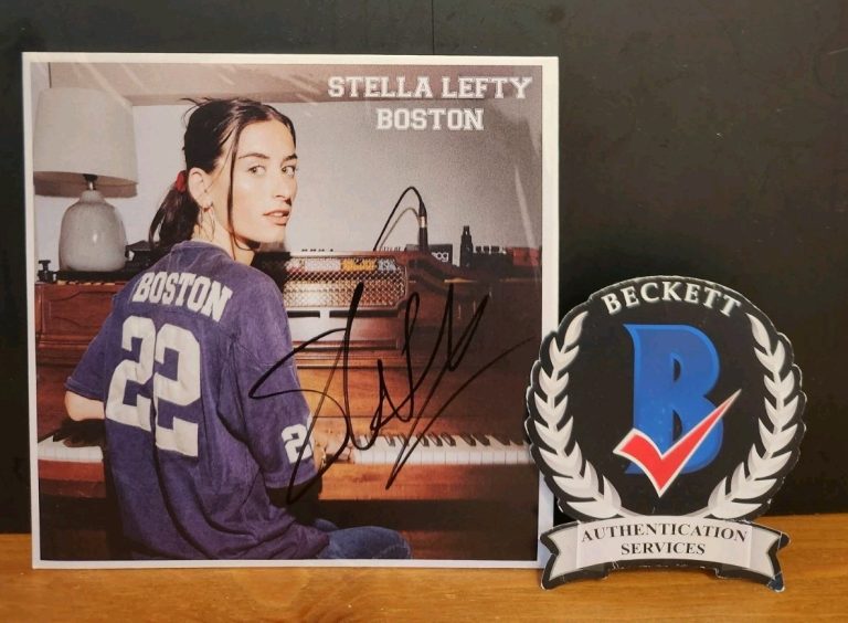 Stella Lefty Signed Cd Single Boston Singer Future Star BAS COA BECKETT