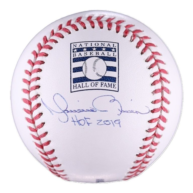 Mariano Rivera Signed HOF 2009 Inscribed OML Hall of Fame Baseball JSA