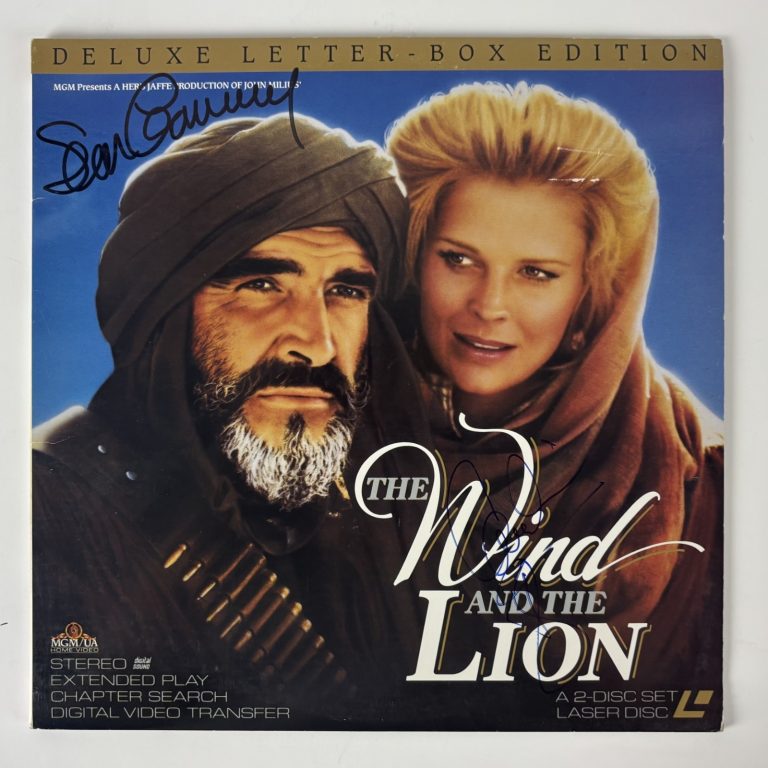 Sean Connery Candice Bergen Signed The Wind and the Lion Beckett BAS LOA
