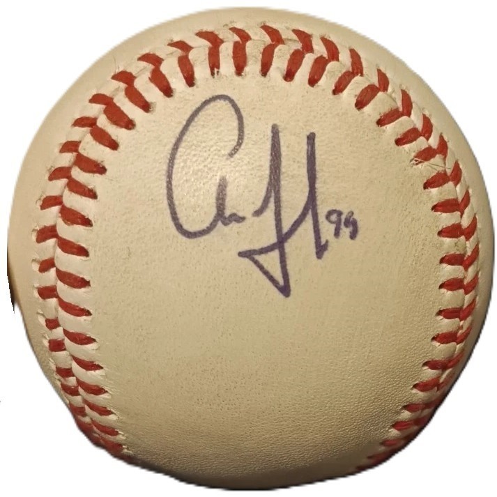 Aaron Judge Signed Auto Game Used 2016 Pre Rookie AAA Baseball Grad LOA