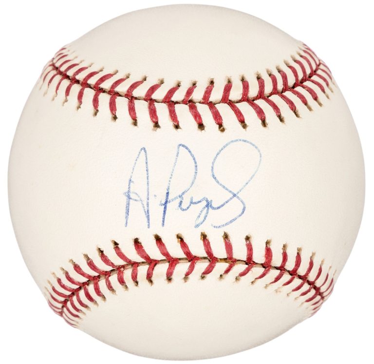 Albert Pujols Signed Auto OML Selig Baseball MLB Holo Steiner