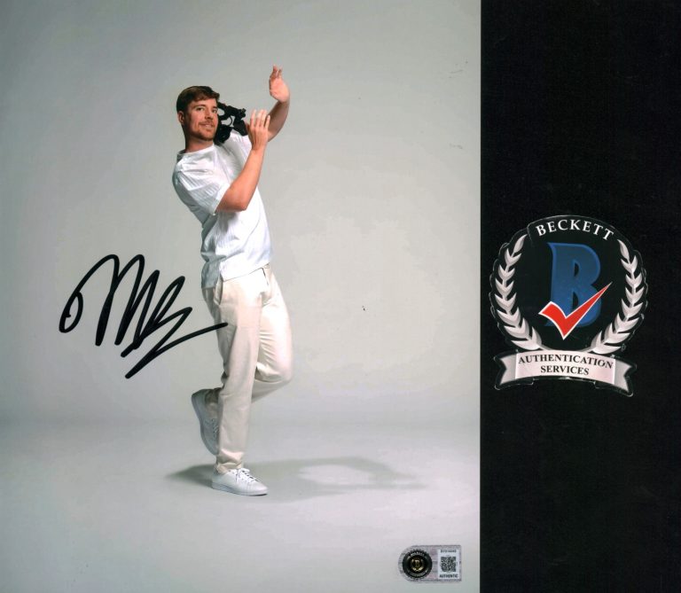 Mr. Beast Signed Autographed 8x10 Photo Jimmy Donaldson Beast Games YouTuber