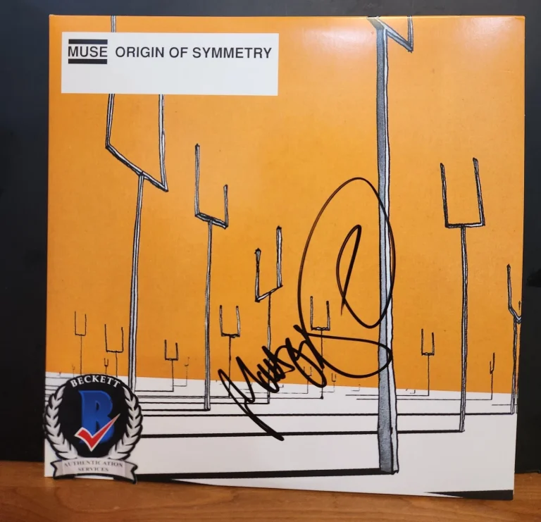 Matt Bellamy Signed Origin Of Symmetry Vinyl Lp Muse Singer BAS COA Beckett