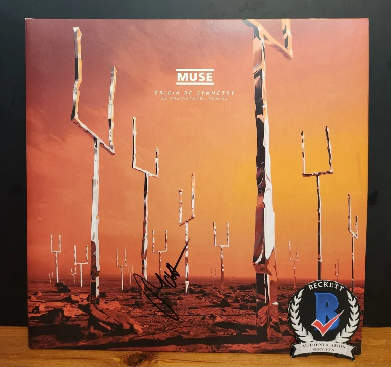 Matt Bellamy Signed Muse Origin Of Symmetry 10th Anniversary Vinyl Lp BAS COA