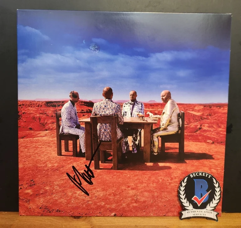 Matt Bellamy Signed Black Holes And Revelations Vinyl Muse Singer Lp BAS COA