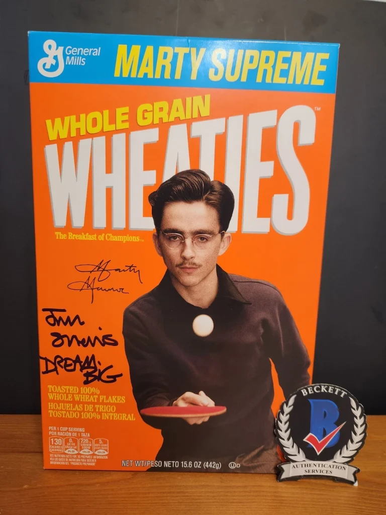 Josh Safdie Signed Marty Supreme Wheaties Box A24 Exclusive RARE Auto BAS COA
