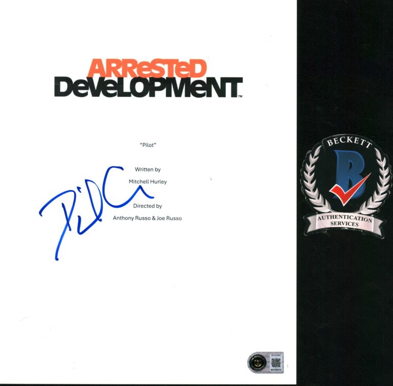 David Cross Signed Arrested Development Full Pilot Episode Script Beckett COA
