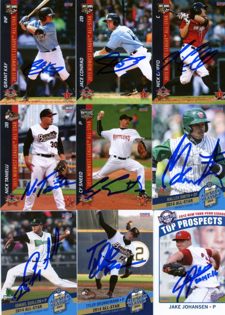 MALLEX SMITH SIGNED 2014 MIDWEST LEAGUE ALL STAR ROOKIE CARD AUTO