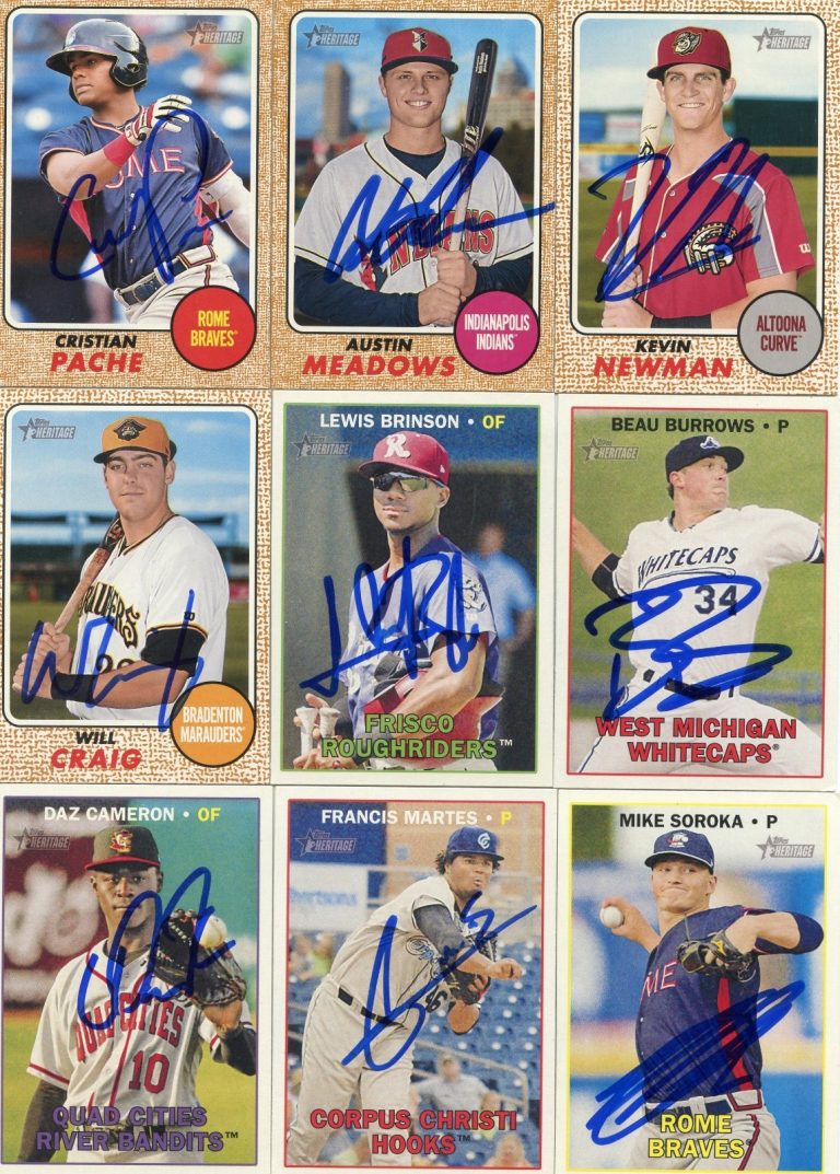 FRANCIS MARTES SIGNED 2016 TOPPS HERITAGE MINORS ROOKIE CARD AUTO