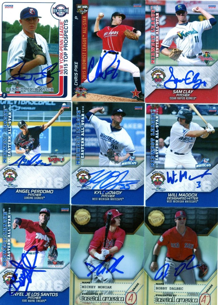 MICKEY MONIAK SIGNED 2017 BOWMANS BEST CHROME BASEBALL AMERICA ROOKIE CARD AUTO