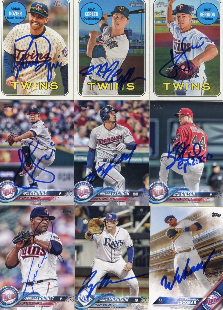 MAX KEPLER SIGNED 2018 TOPPS HERITAGE CARD AUTO