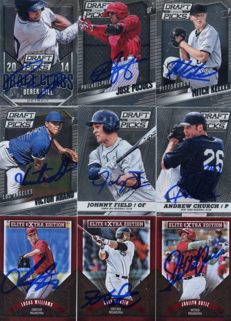 MITCH KELLER SIGNED 2014 PANINI PRIZM DRAFT ROOKIE CARD AUTO