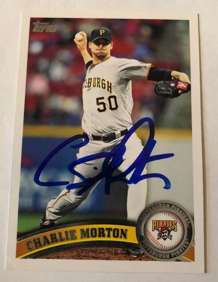 CHARLIE MORTON SIGNED 2011 TOPPS CARD AUTO