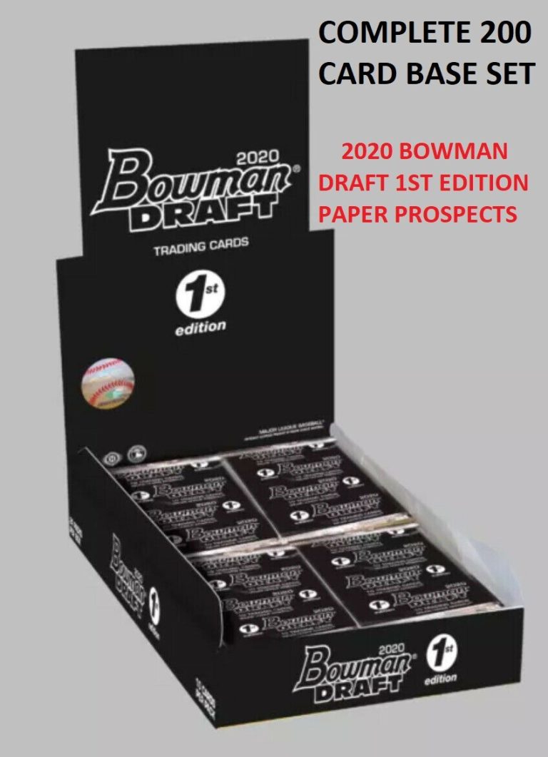 2020 Bowman Draft 1st First Edition Complete (200) Card Set Torkelson Gonzales +