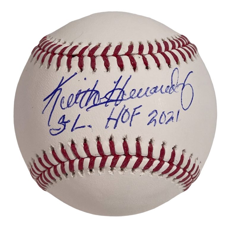 Keith Hernandez Signed Rawlings ROMLB Baseball w/ STL HOF 21 JSA COA