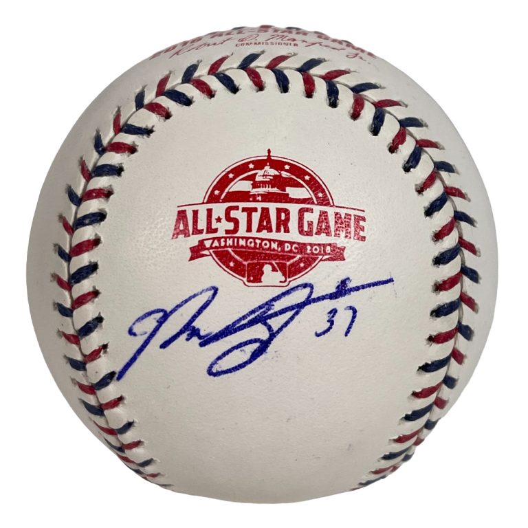 Max Scherzer Signed 2018 All Star Game ROMLB Baseball JSA COA Nationals A