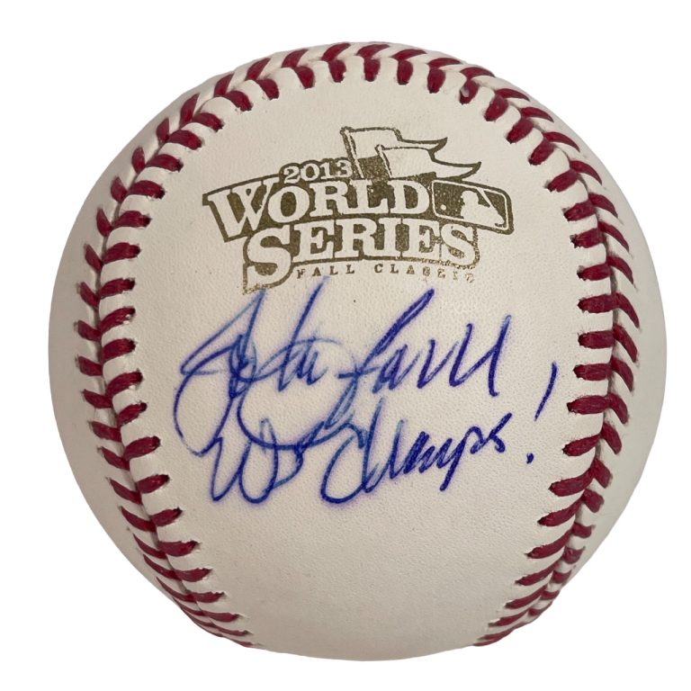 John Farrell Signed 2013 World Series ROMLB Baseball w/ WS Champs JSA COA