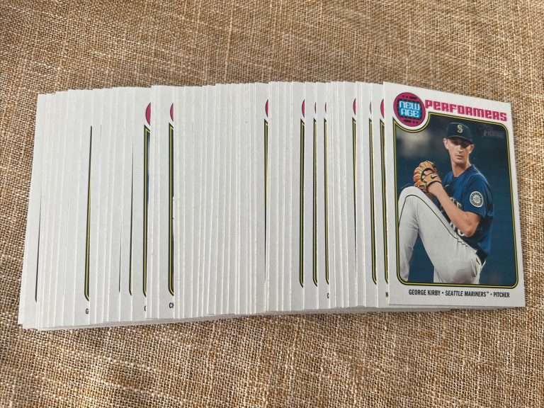 2023 Topps Heritage Baseball New Age Performers Complete 25 Card Insert Set