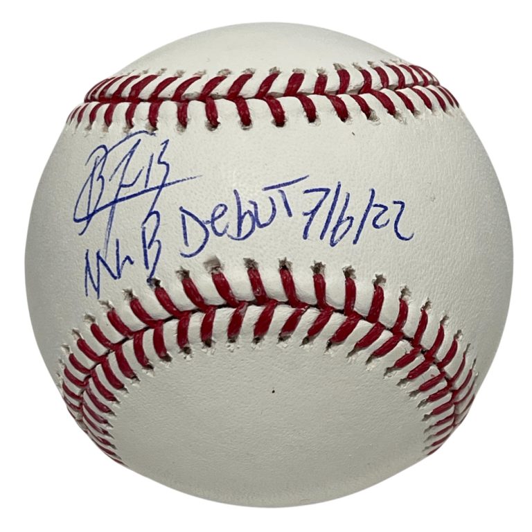 Brayan Bello Signed ROMLB Baseball w/ MLB Debut 7/6/22 Beckett BAS COA