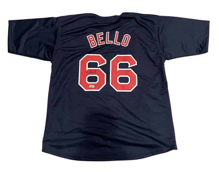 Brayan Bello Signed Boston Red Sox Custom Jersey Beckett Witness BAS COA