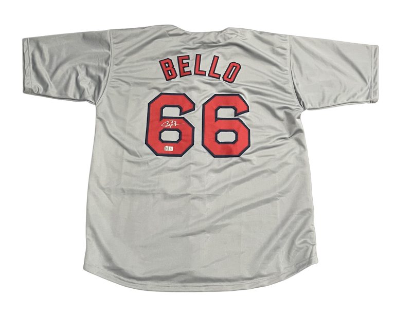 Brayan Bello Signed Boston Red Sox Custom Jersey Beckett Witness BAS COA