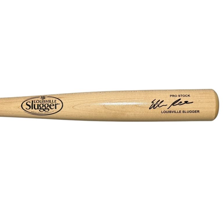 Ethan Petry Signed Natural Louisville Slugger Bat JSA Witness COA Nationals