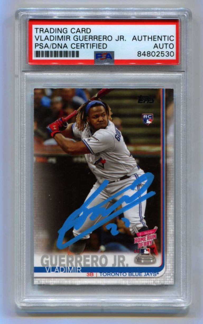 Vladimir Guerrero Jr 2019 Topps Update Series 272 RC Signed PSA Authentic Auto