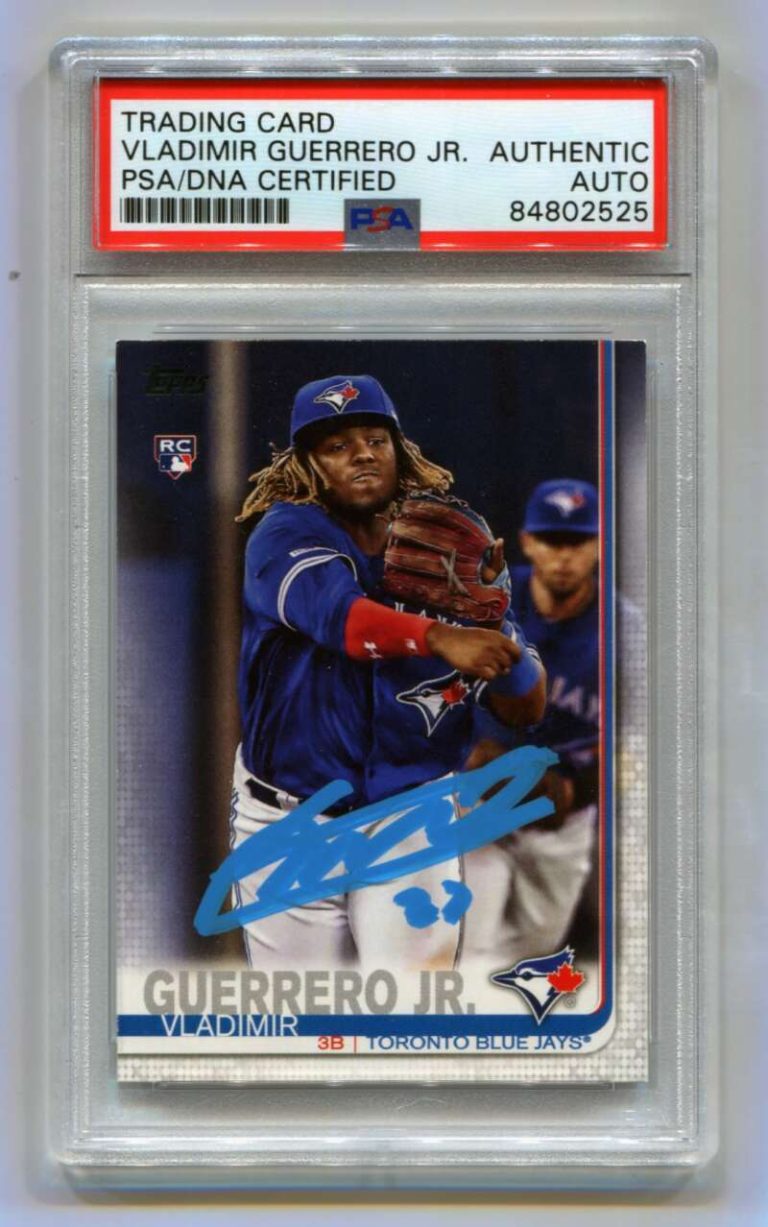 Vladimir Guerrero Jr 2019 Topps Update Series #1 RC Signed PSA Authentic Auto