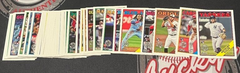 2023 Topps Update Series 1988 Topps Complete 50 Card Insert Set