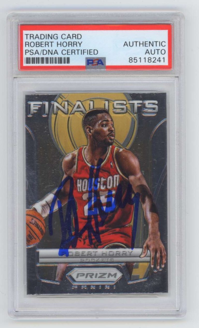 Robert Horry 2012-13 Panini Prizm #11 Finalists Signed Auto PSA DNA Authentic `