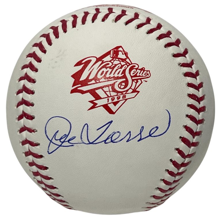 Joe Torre Signed 1998 World Series WS ROMLB Baseball Beckett Wit BAS COA