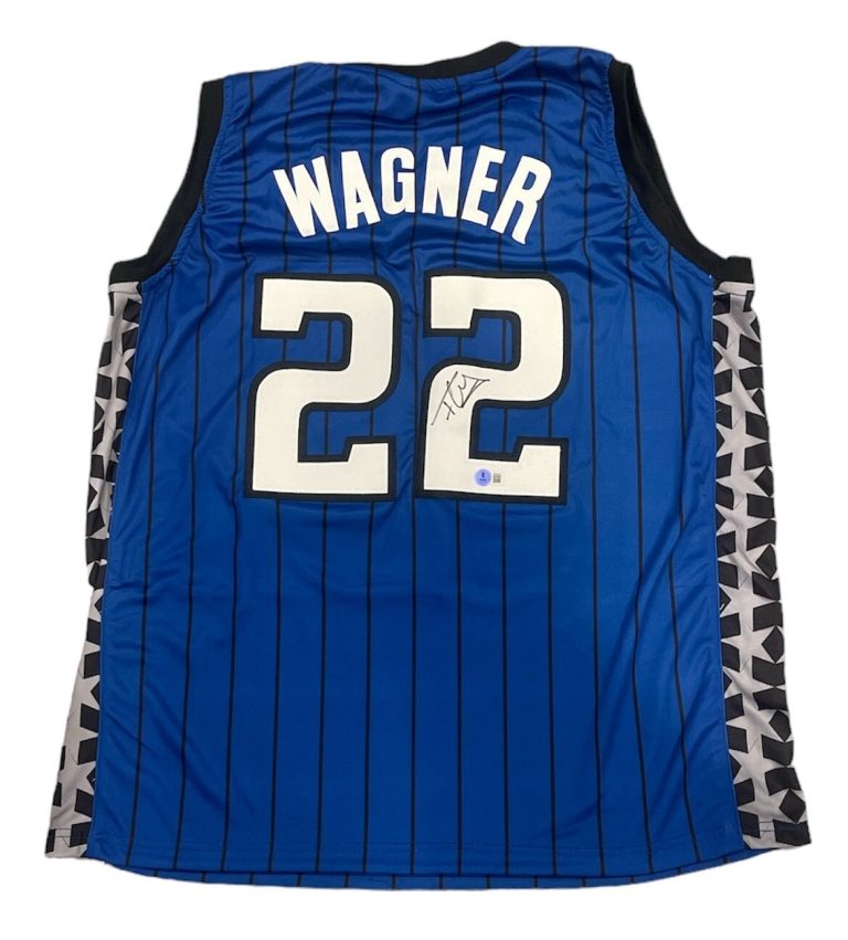 Franz Wagner Signed Orlando Magic Custom Jersey Beckett Witness BAS COA