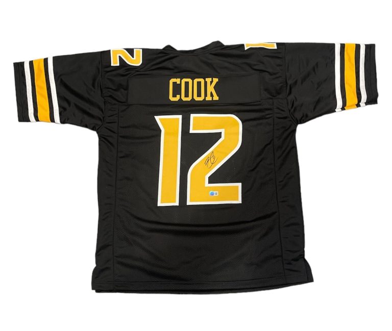 Brady Cook Signed Missouri Tigers Custom Jersey Beckett Witness BAS COA