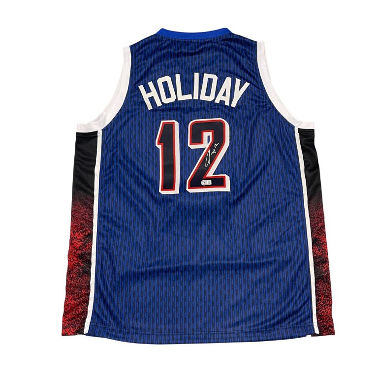 Jrue Holiday Signed USA Olympics Custom Jersey Beckett Witness BAS COA