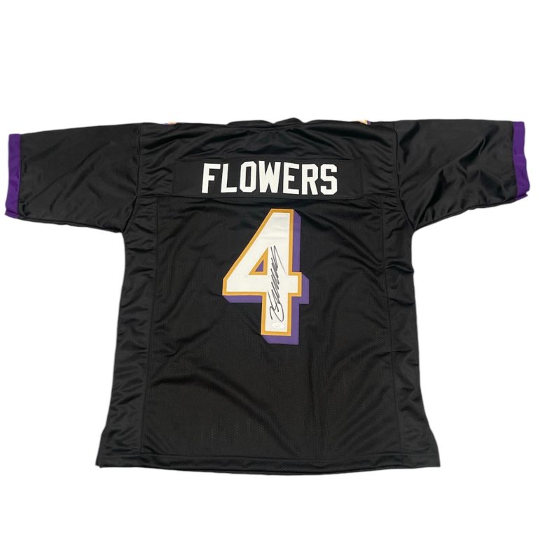 Zay Flowers Signed Baltimore Ravens Custom Jersey JSA Witness COA