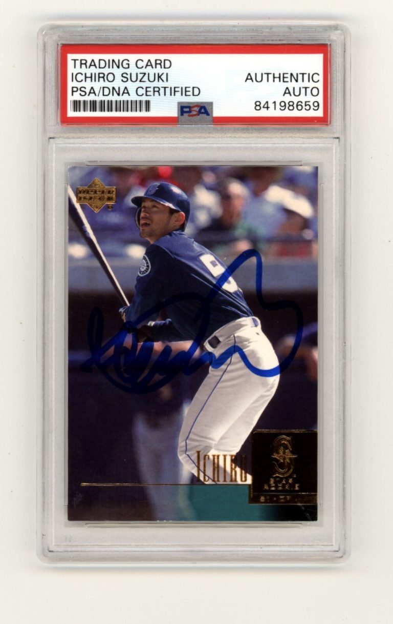 Ichiro Suzuki 2001 Upper Deck #271 Rookie Card RC Signed PSA Authentic Auto