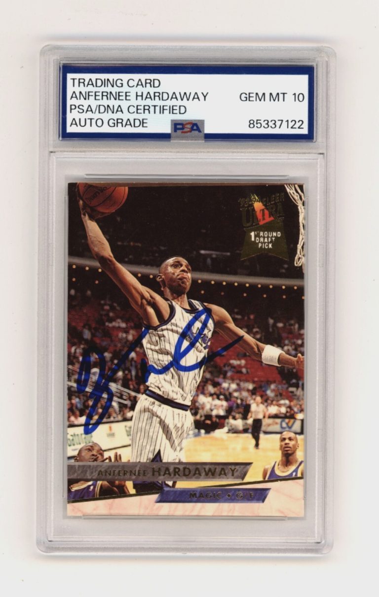 Anfernee Hardaway 1993-94 Fleer Ultra #305 Signed Rookie RC PSA 10 Auto Magic